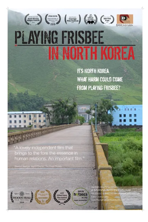 Playing Frisbee in North Korea